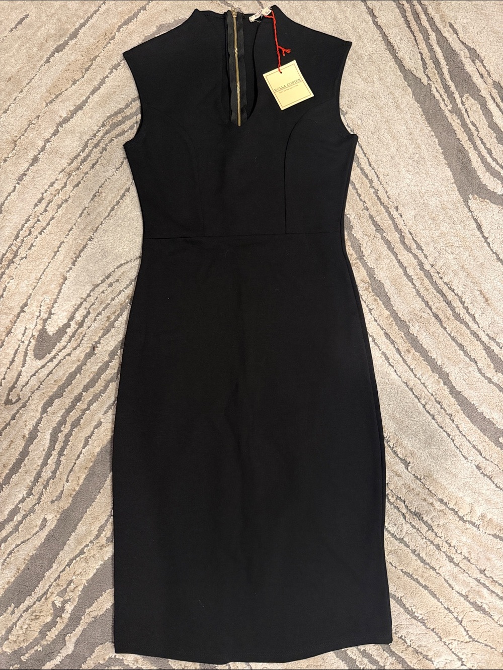 Rolla Coster Black Midi Sheath Dress size small 0-2
